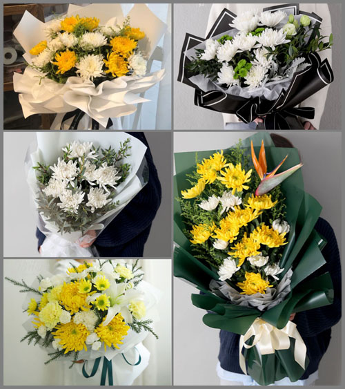 广东汕尾市陆丰市金厢镇竹桥村白事花束代送